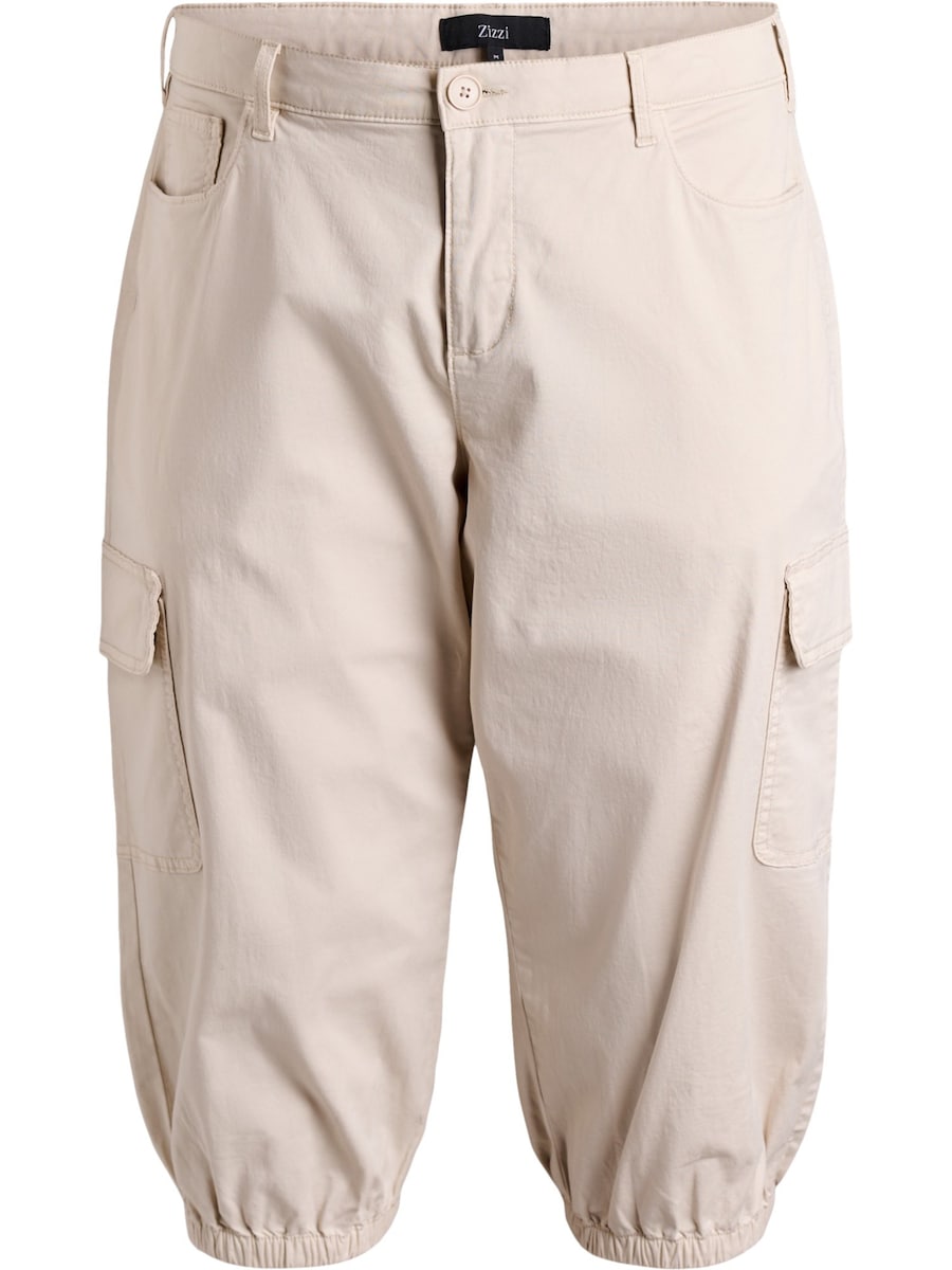 

Зауженные брюки-карго Zizzi Vmone, светло-бежевый