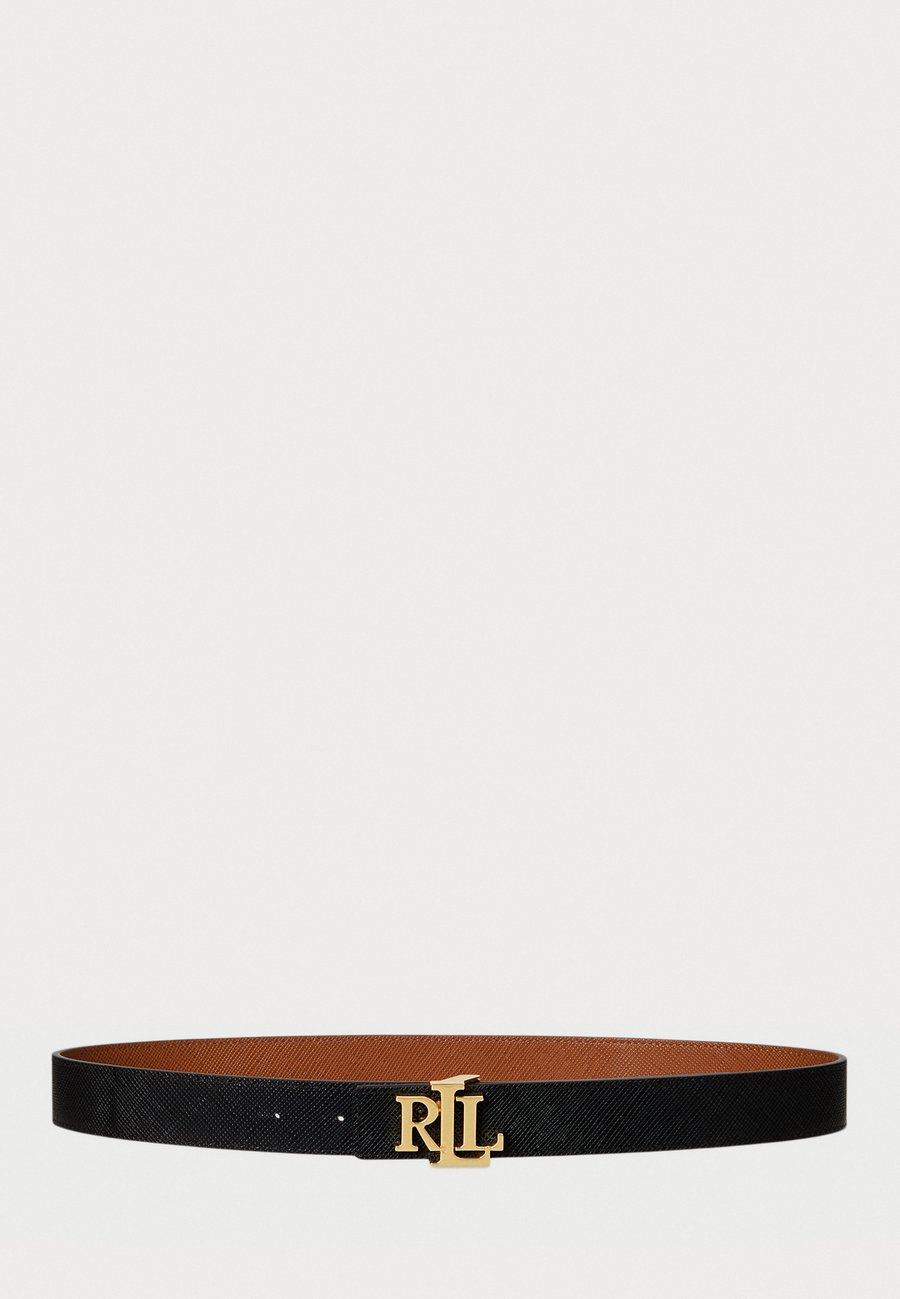 

Ремень Lauren Ralph Lauren Logo Reversible Crosshatch Leather Belt, Black/Brown/Brown