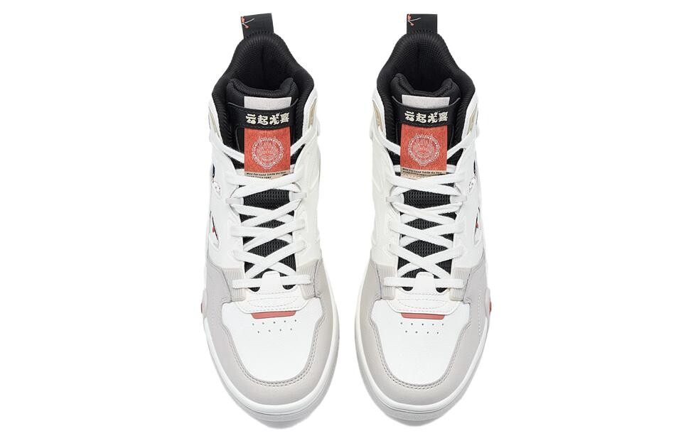 Кроссовки XTEP Skateboarding Shoes Men High-top White, белый — фото 2