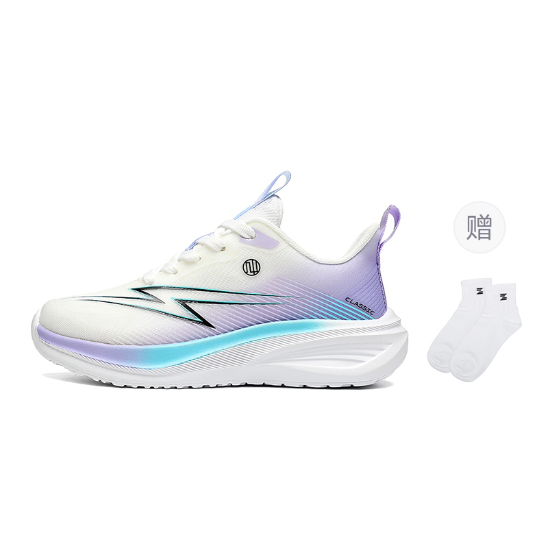 

ZHR Скользоустойчивые дышащие сбалансированные легкие низкие кроссовки унисекс светло-фиолетовые [В комплекте фирменные носки], цвет Light Purple[Comes with Brand Socks]