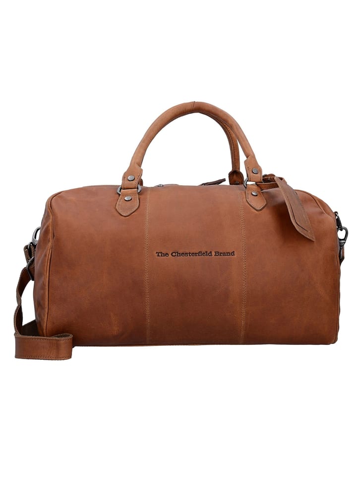 

The Chesterfield Brand Дорожная сумка Liam Weekender, кожа, 46 см, коньячного цвета
