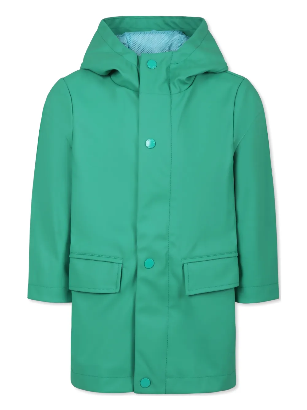 

Пальто с капюшоном Stella McCartney Kids, зеленый