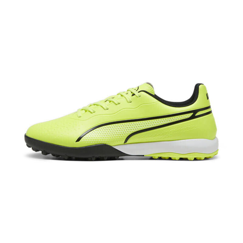 Бутсы KING MATCH TT для взрослых PUMA Electric Lime Black Green — фото 3