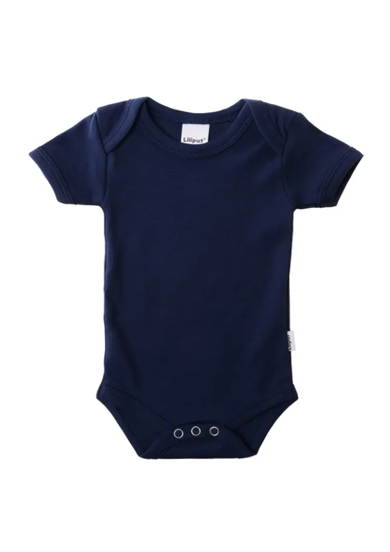 Лилипутское боди "Китовый капитан" с милым принтом спереди Liliput, белый — фото 2