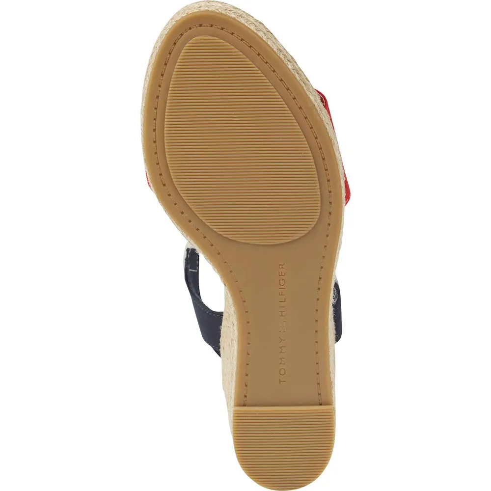 Сандалии Tommy Hilfiger Wedge esparto wedge, синий — фото 2