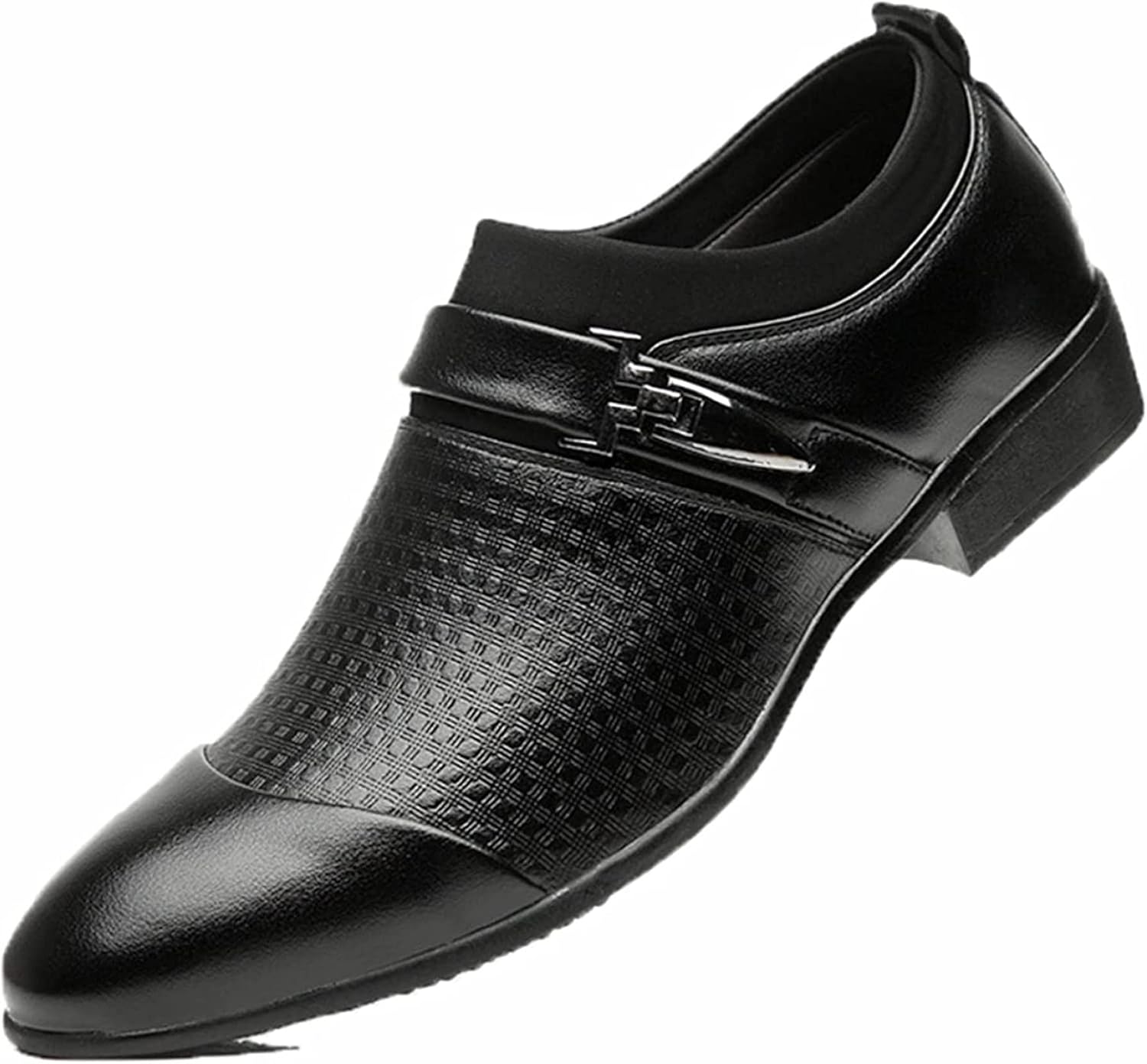 

Мужские офисные кожаные туфли Yiozoi с легкой подошвой и заостренным носком, черный