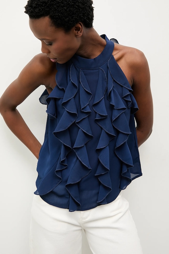 

Блуза Answear.LAB, темно-синий