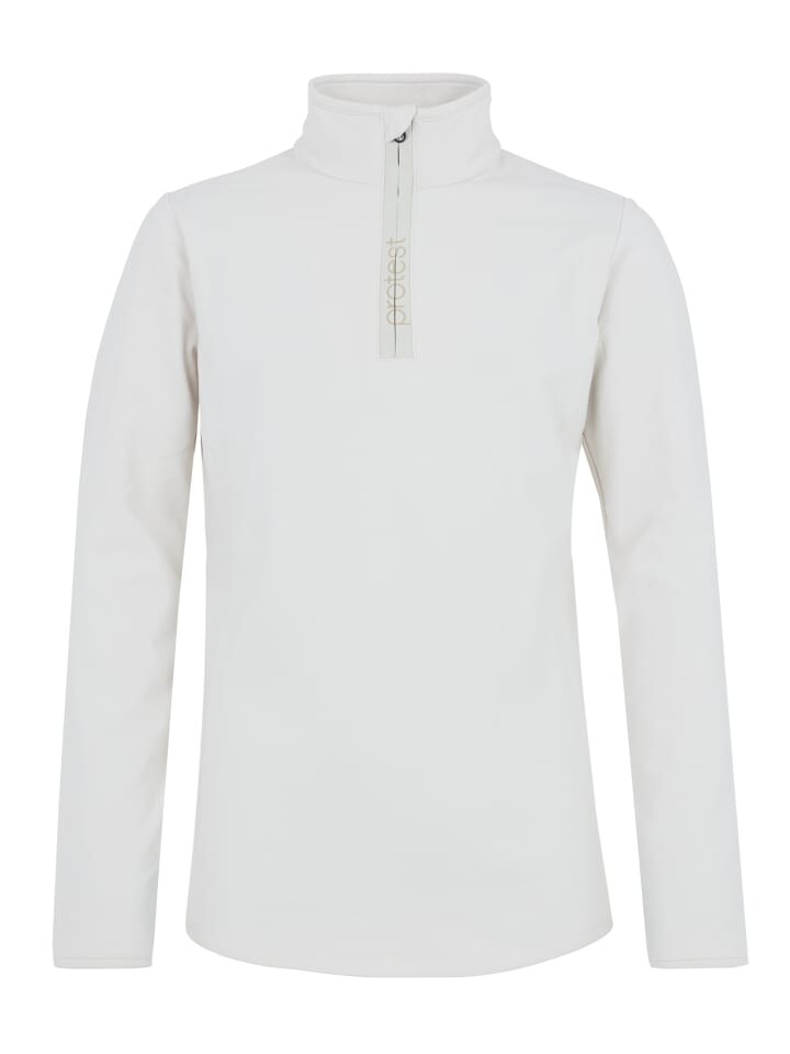 

Флисовая куртка Protest REFABRIZOY JR 1/4 zip active top, цвет Kitoffwhite