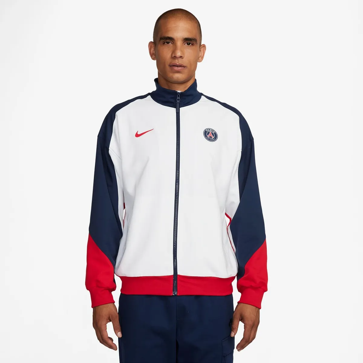 

Мужская куртка Paris Saint-Germain 2024-2025 Strike Nike, белый