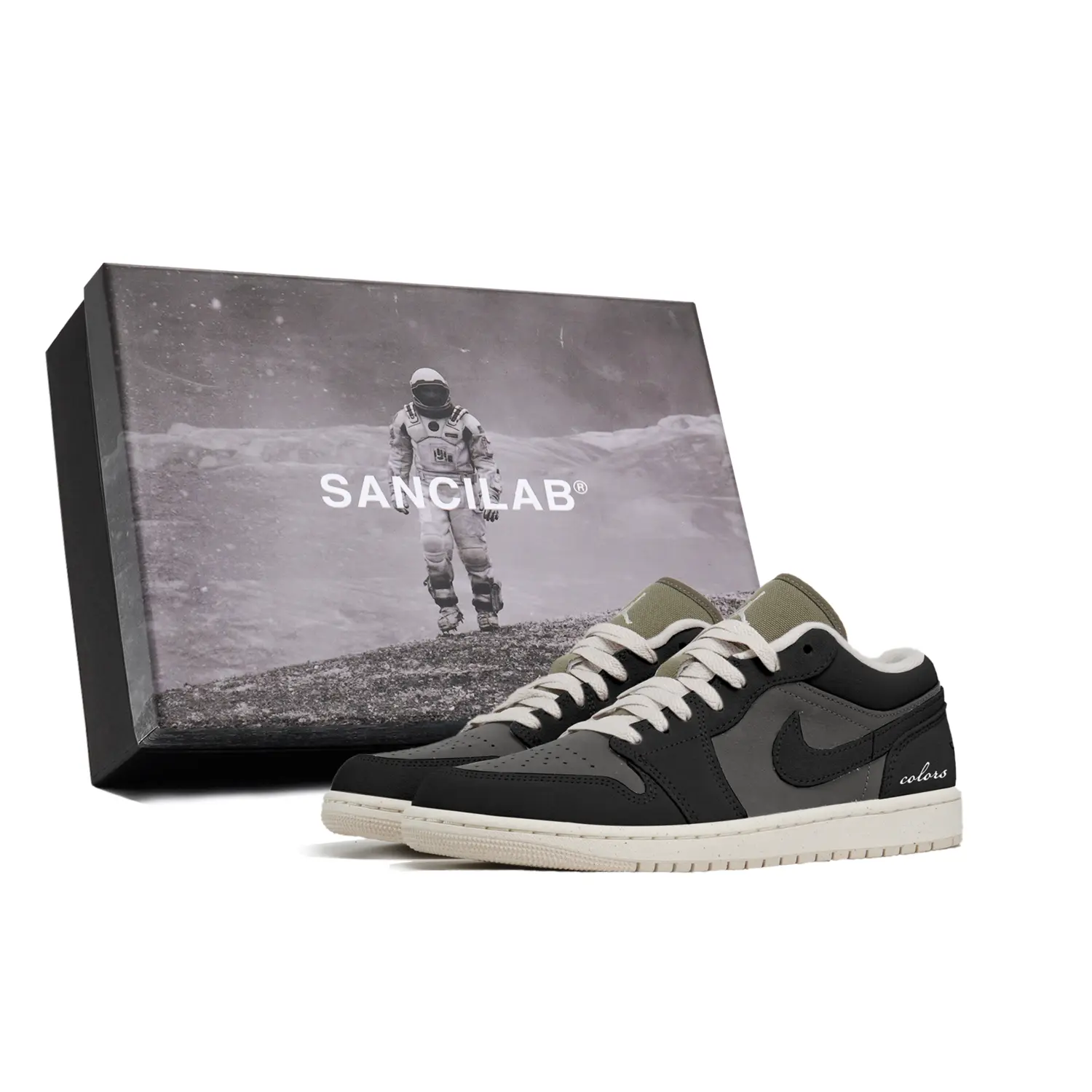 

Jordan Air 1 Year Of The Horse CHY Industrial Manufacturing, Dark Gray Island, Box, устойчивые к истиранию низкие