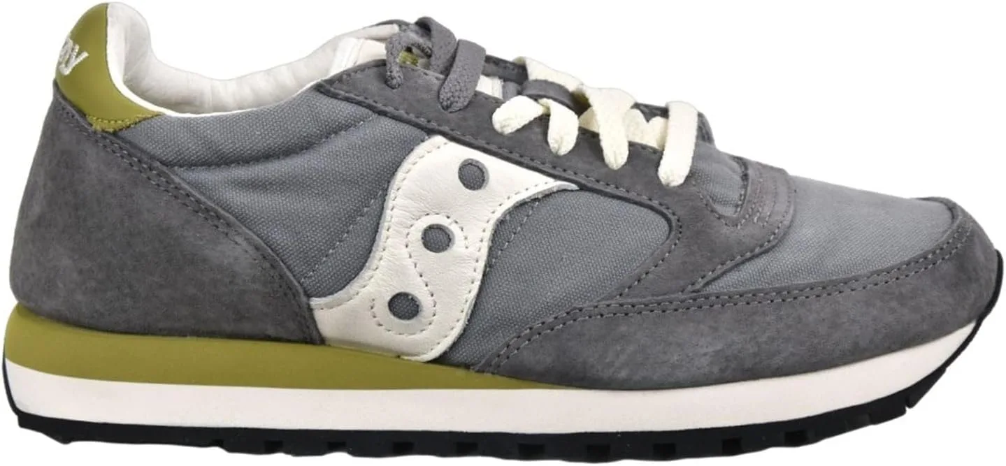 Кожаные кроссовки Saucony Original Jazz серого цвета