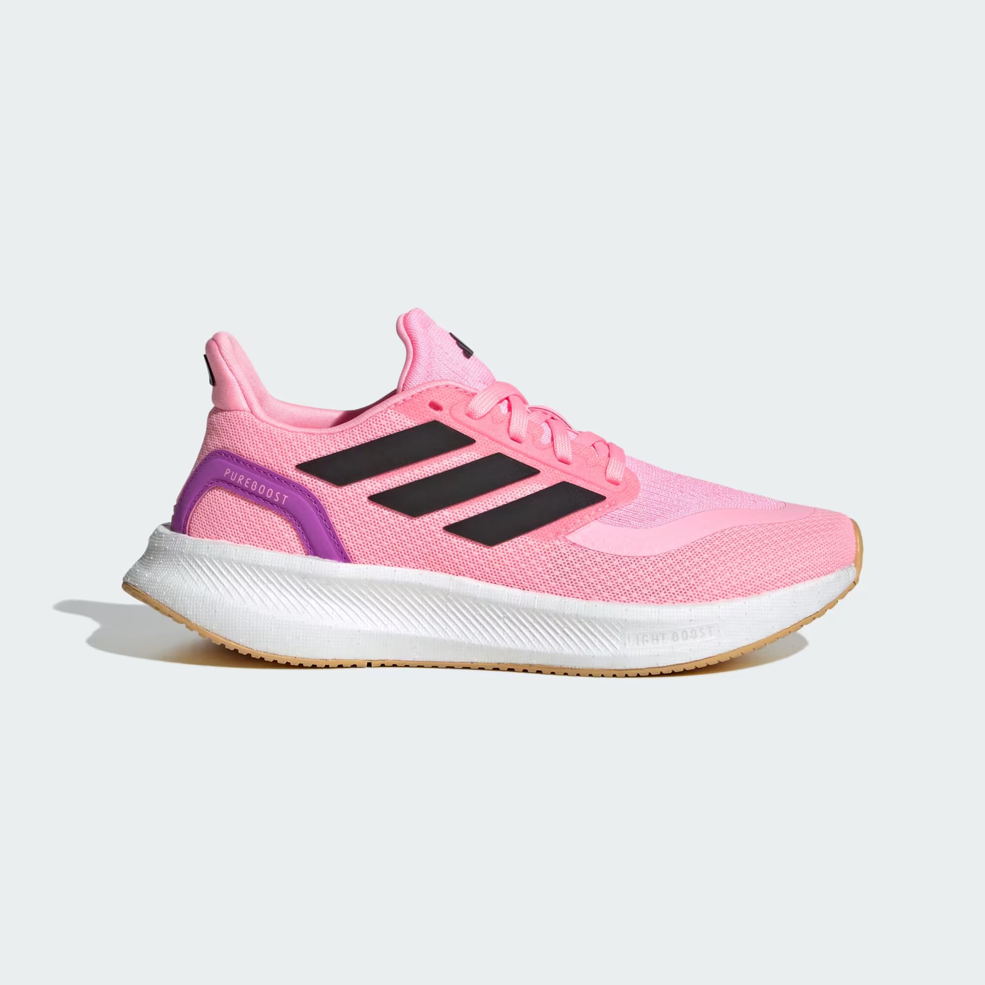 

Легкая обувь Pureboost Adidas, цвет Pink Spark/Core Black/Oat