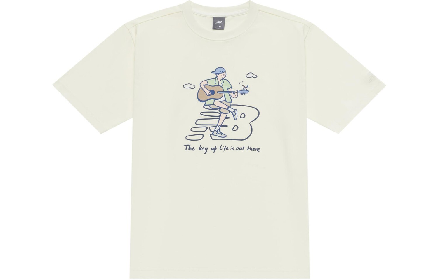

Футболка серии Centrepetal Life Illustration, унисекс, белая New Balance, белый