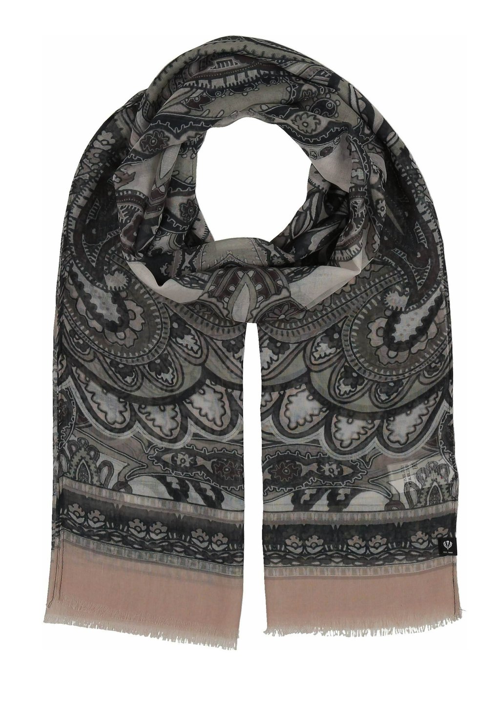 

Шарф PAISLEY PRINT STOLA FRAAS, цвет greige