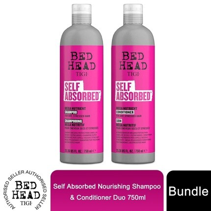 

Bed Head By Self Absorbing Питательный шампунь и кондиционер Duo, 750 мл, Tigi