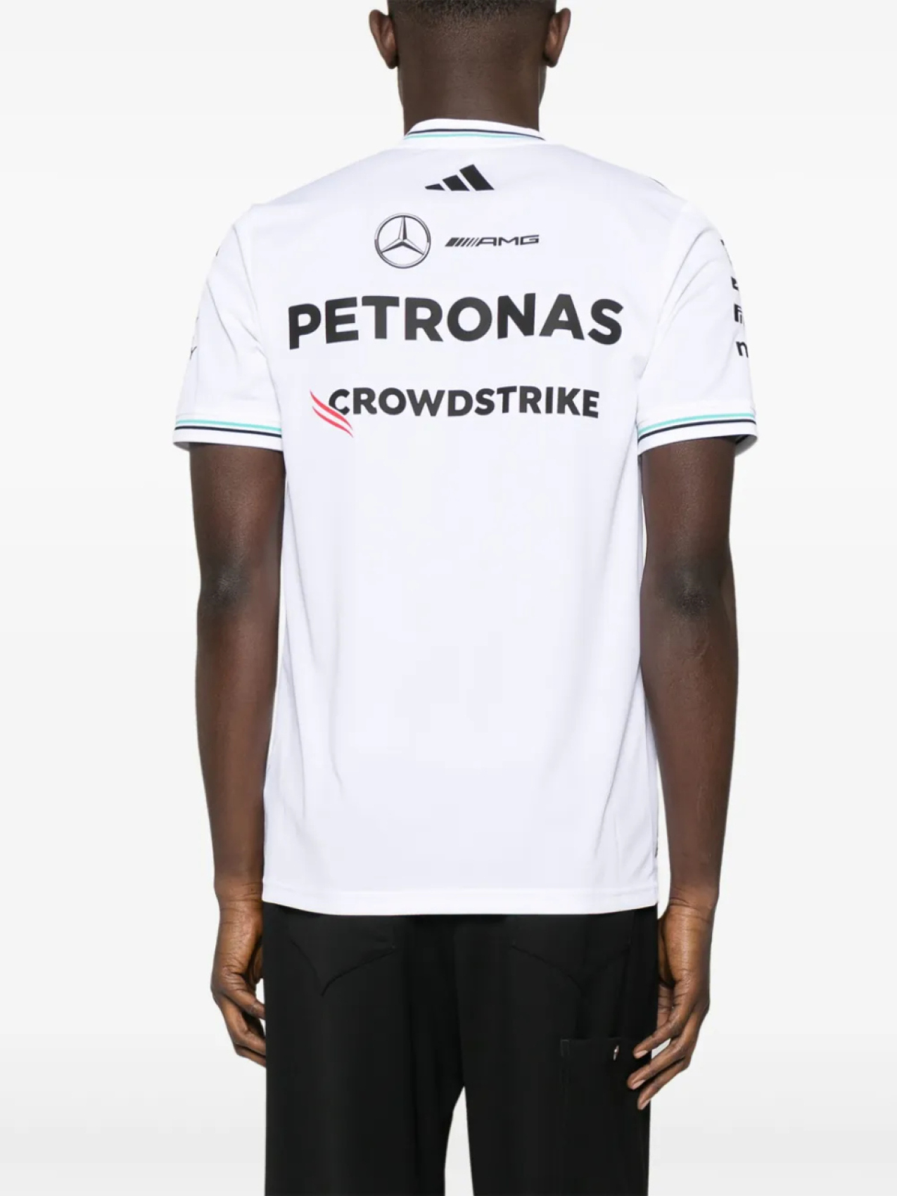 Футболка команды Формулы-1 adidas Pilot Mercedes-AMG Petronas, белый — фото 3