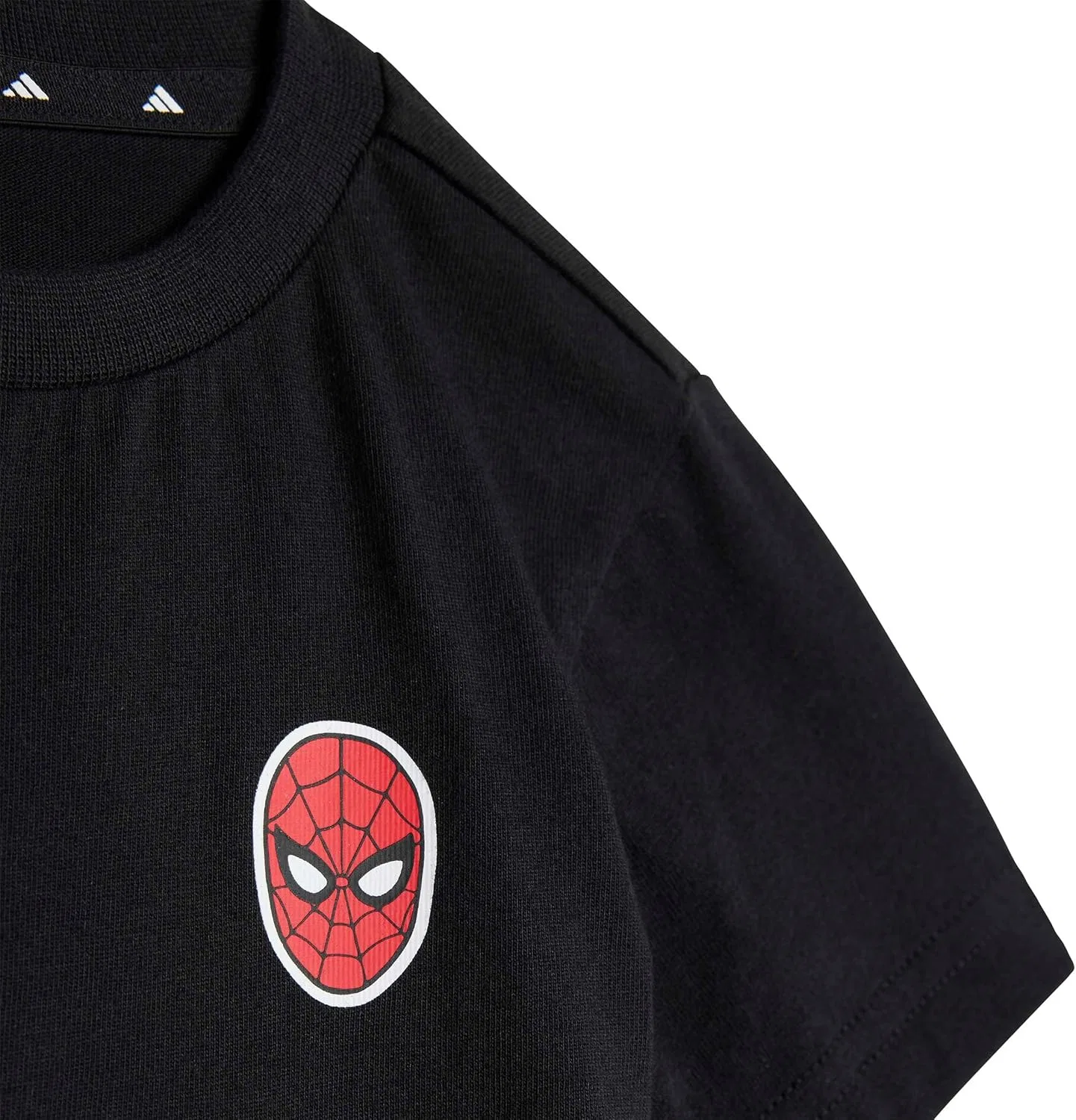 Комплект детских футболок Adidas унисекс Marvel, Spider-Man/Black/White — фото 2