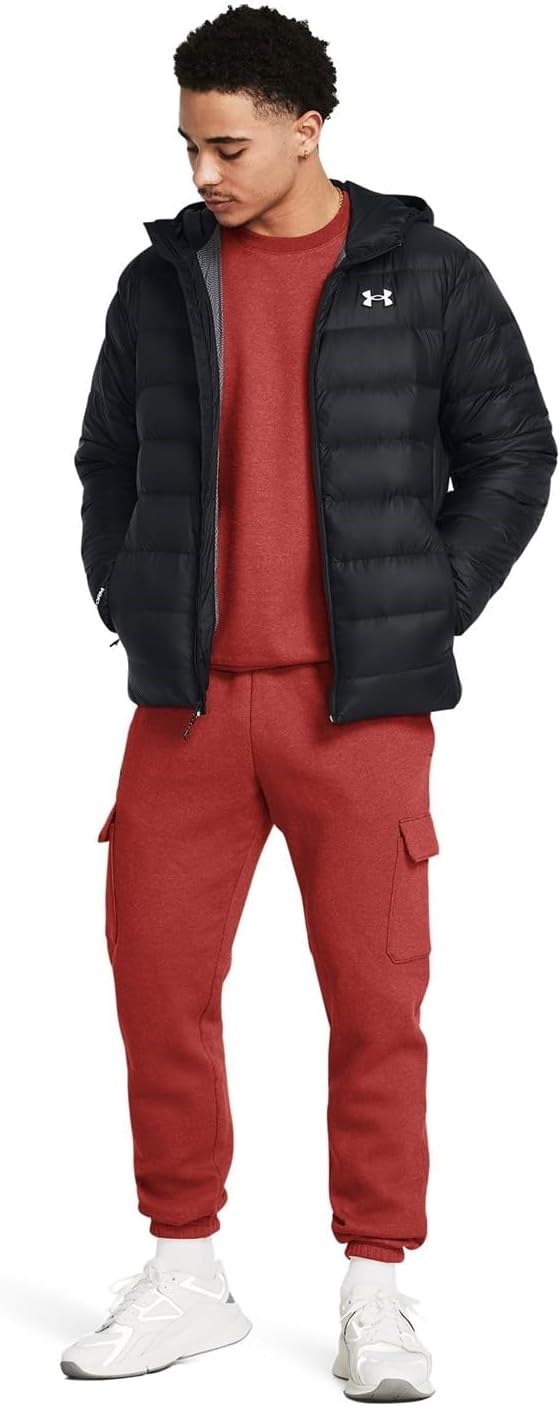 Куртка-пуховик Legend Down Hooded Jacket унисекс-взрослого возраста от Under Armour, Black — фото 4