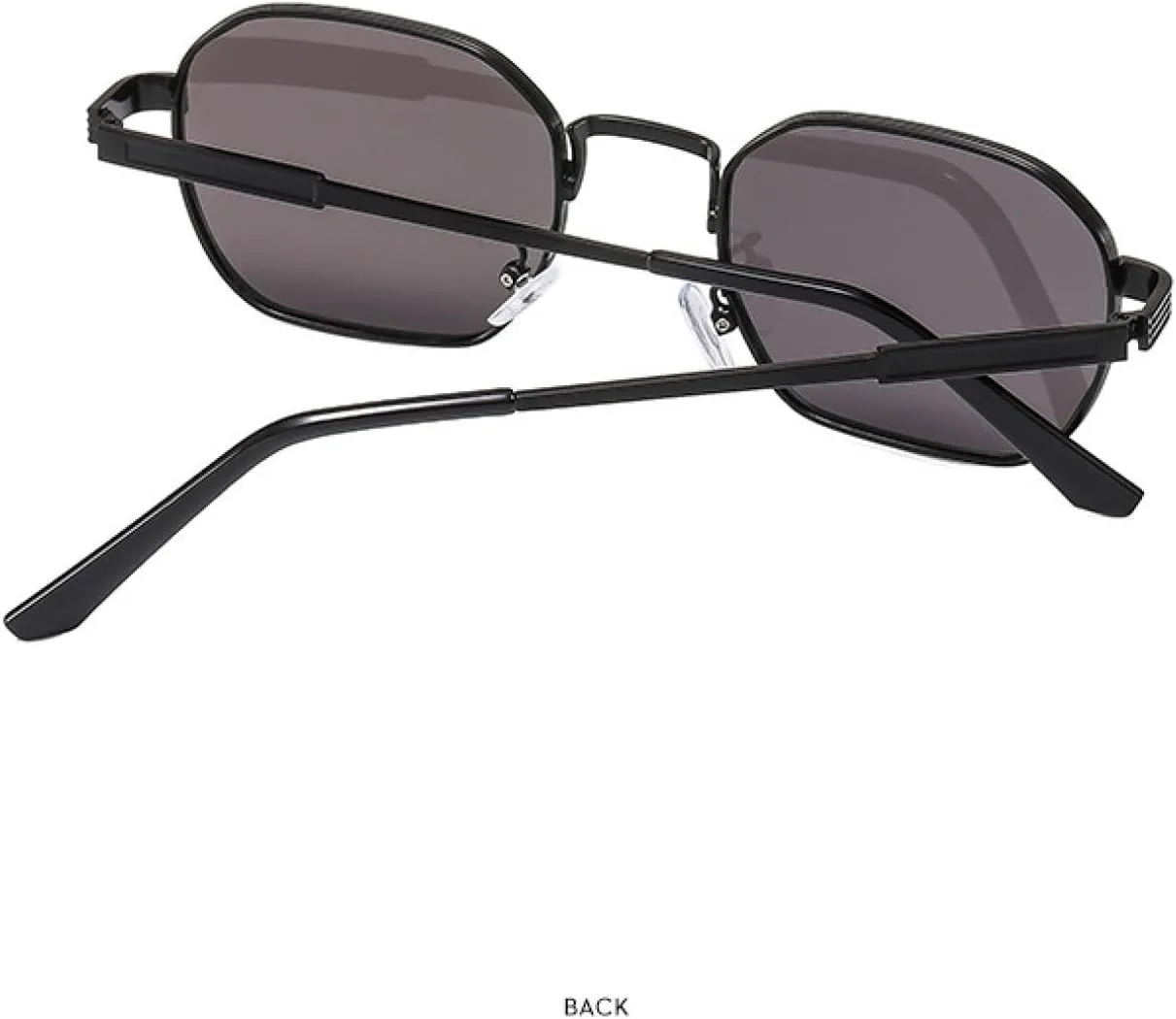 

Ретро-солнцезащитные очки для женщин, модные, черные с градиентом, металлическая оправа, разноцветные, в стиле панк, защита от УФ-излучения UV400 TVTBBVV, Gold-black