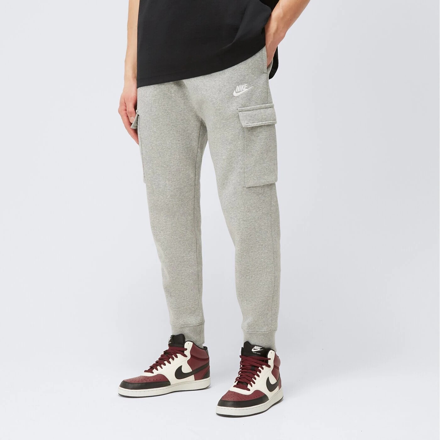 

Брюки флисовые Nike SportWear Club, серый