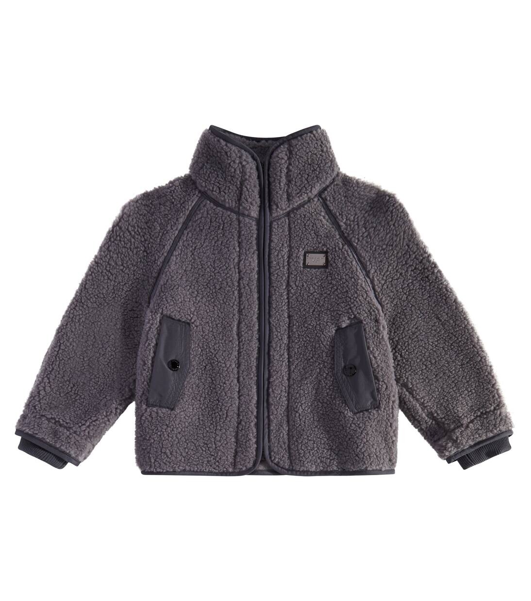

Куртка с логотипом Dolce&Gabbana Kids, цвет grigio piombo