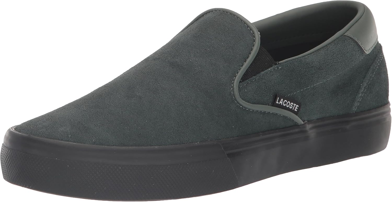Кроссовки Lacoste для мужчин Jump Serve Slip, темно-зеленый/черный, 11.5