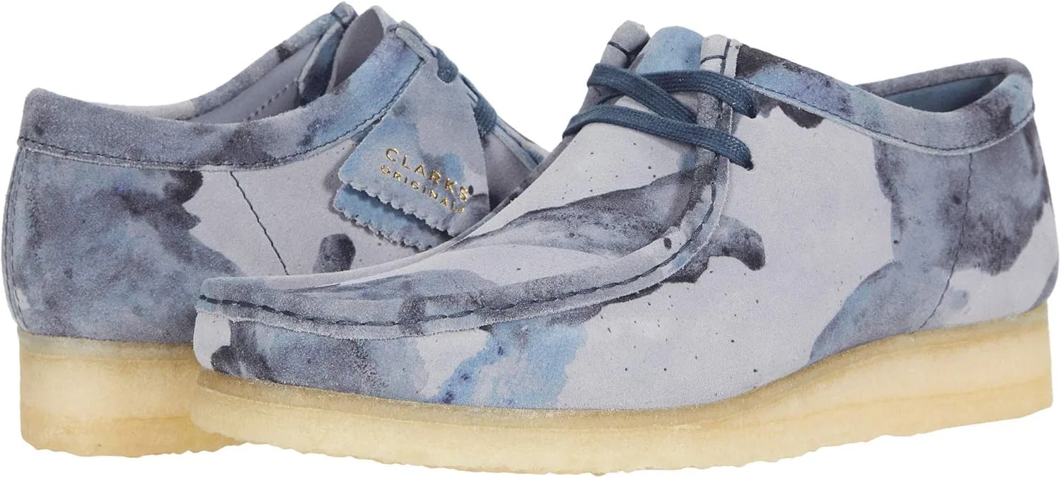 Чукка Clarks, синий камуфляж — фото 2