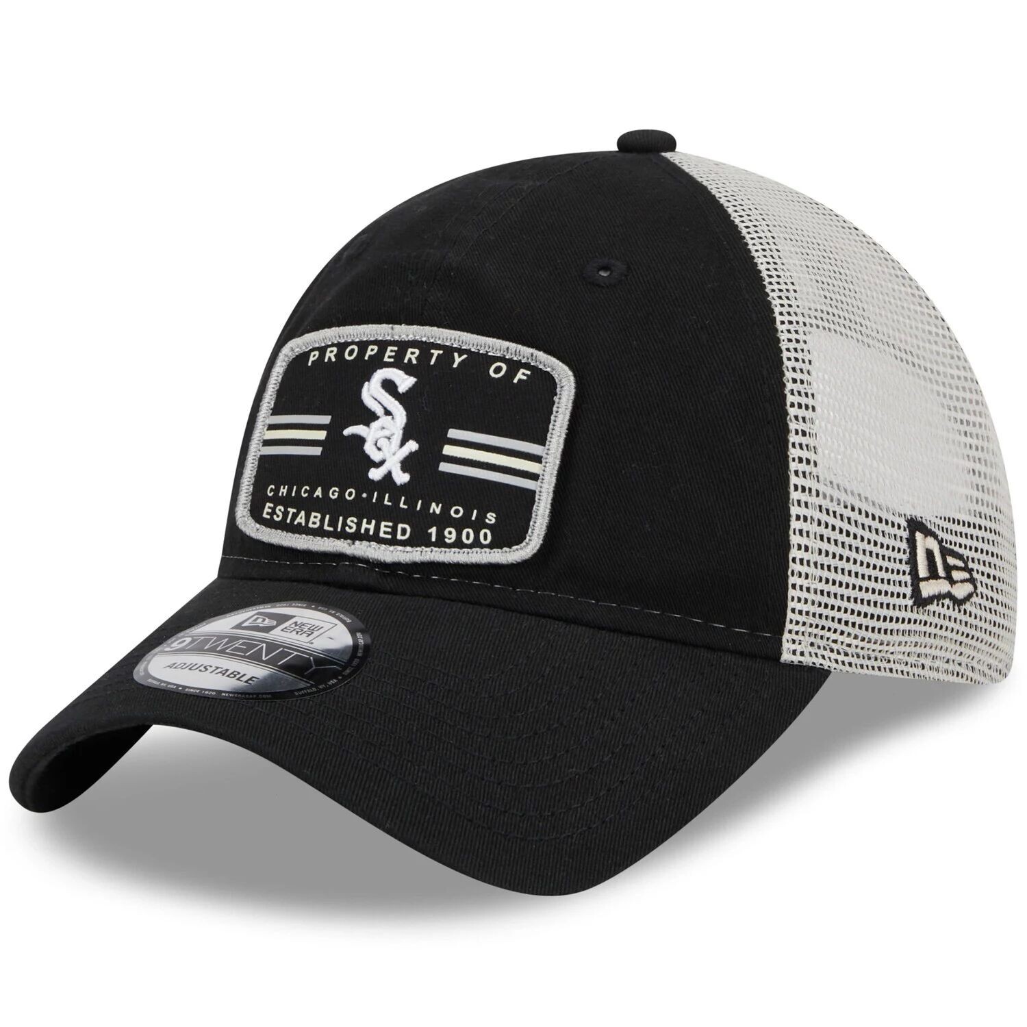 

Мужская кепка New Era Black Chicago White Sox Property Trucker 9TWENTY Snapback