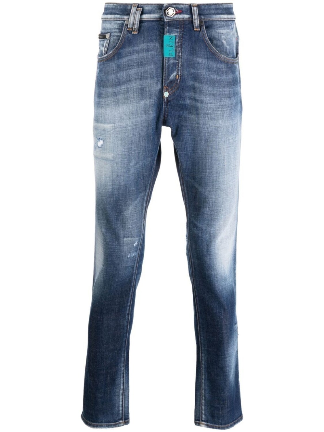 

Philipp Plein джинсы скинни, синий