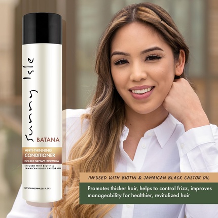 Кондиционер для волос Batana Antithinning Conditioner, 101 унция, с биотином. Sunny Isle — фото 2