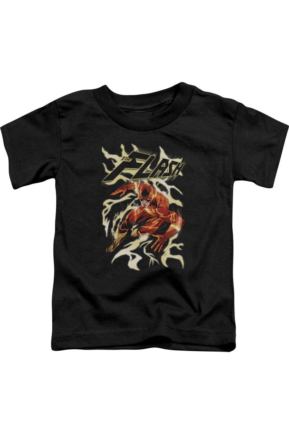 

Футболка с коротким рукавом для малышей Justice League of America Electric Run Gildan, черный