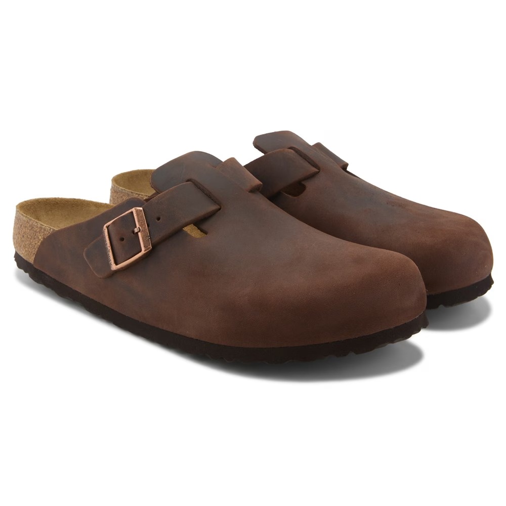 

Бостонские сабо с мягкой стелькой Birkenstock, коричневый