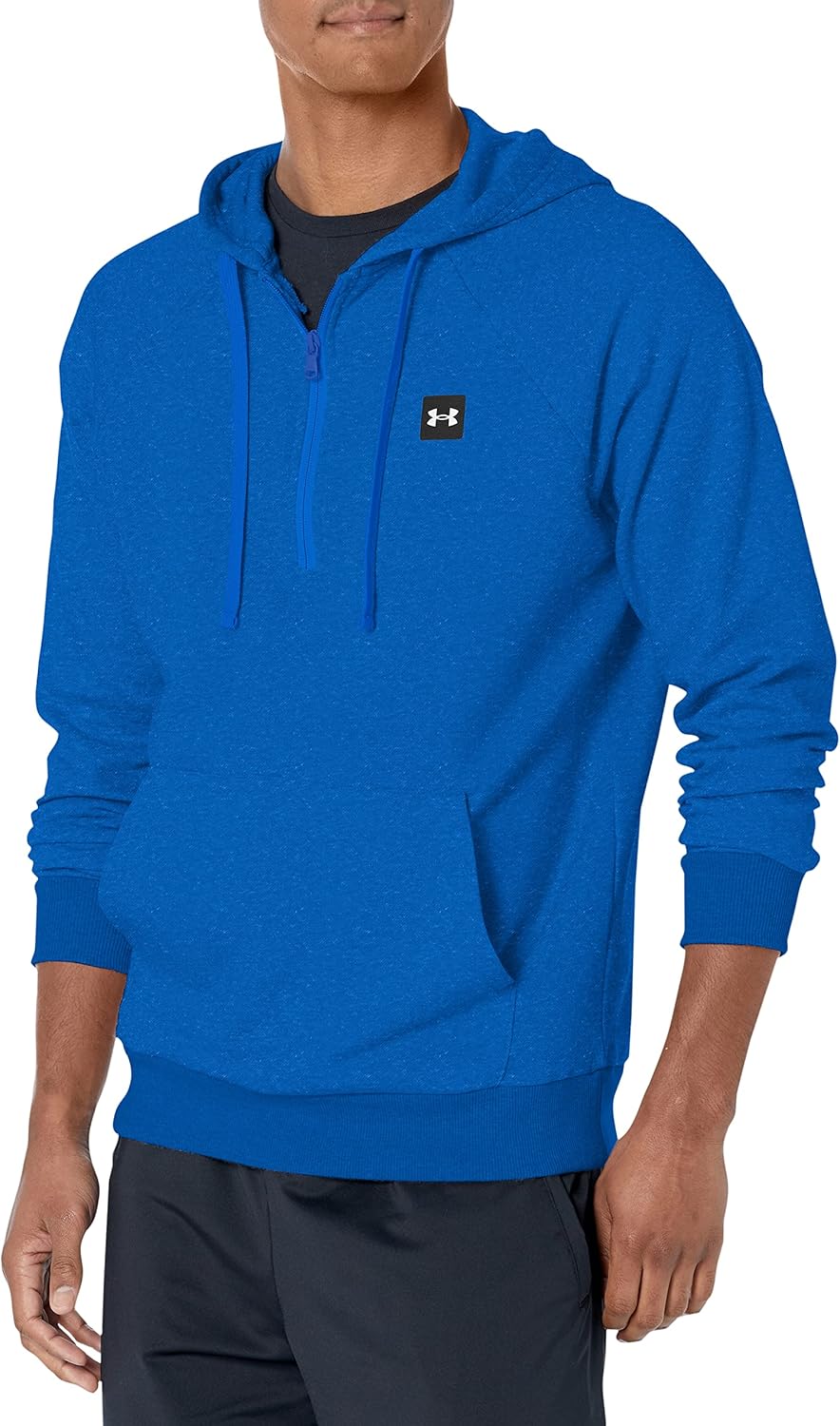 

Толстовка Under Armour Rival Fleece с молнией на половину, (486) Versa Blue Light Heather/Onyx White