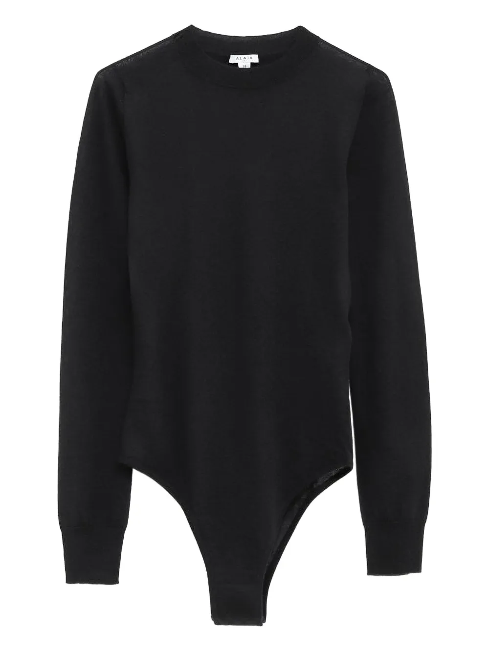 

Боди с длинными рукавами Alaïa, черный