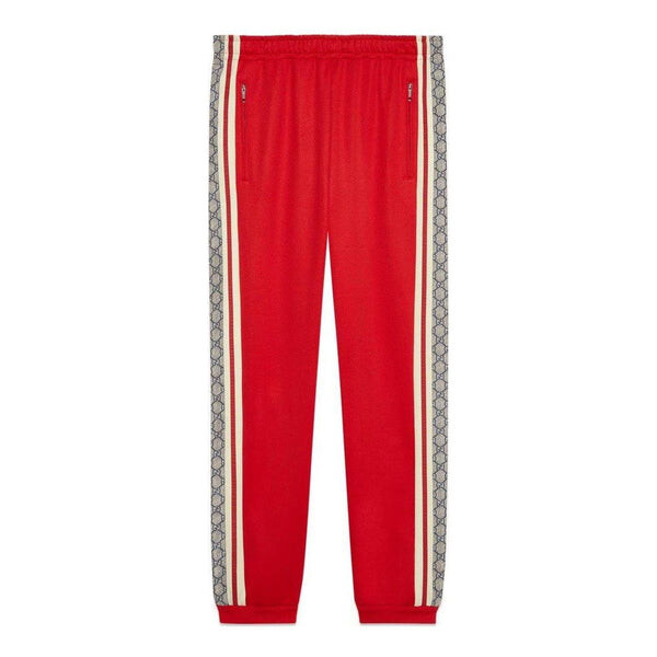 

Брюки oversize technical jersey jogging pant 'red' Gucci, красный