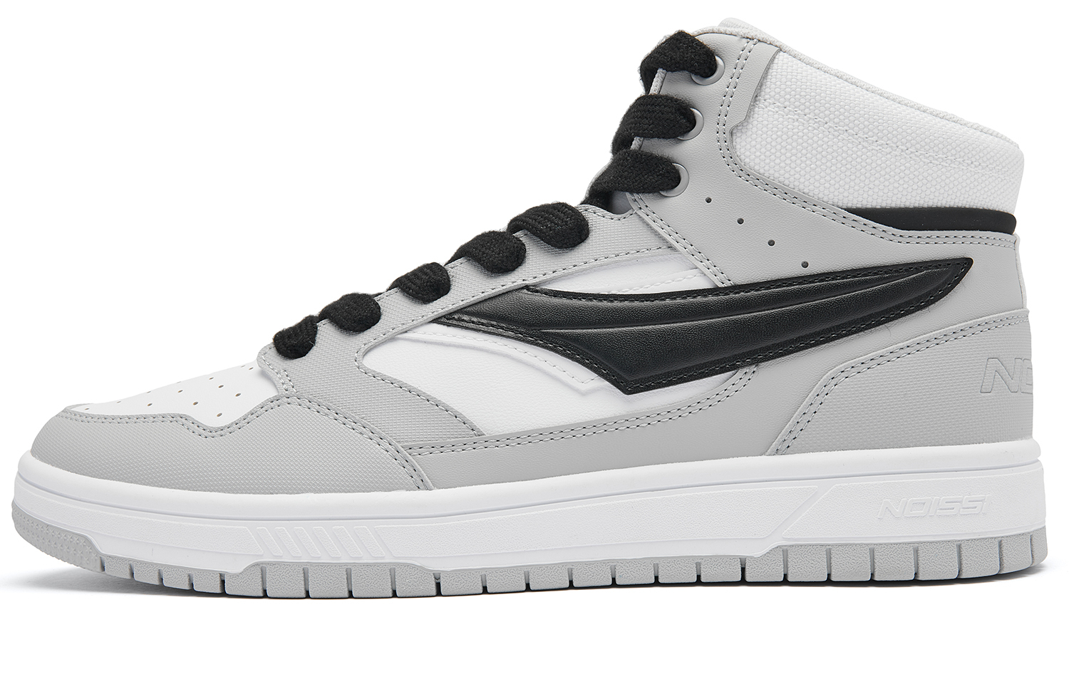

Кроссовки для скейтбординга мужские высокие Mist Gray Jordan White QIAODAN