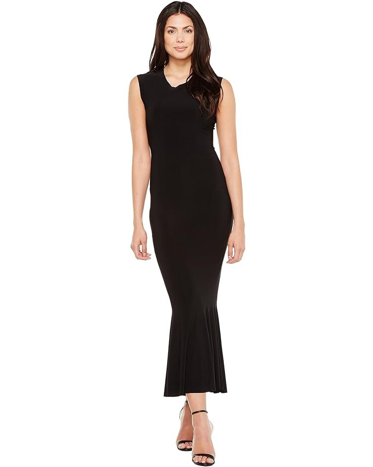 

Платье Norma Kamali Sleeveless Midcalf Fishtail, черный