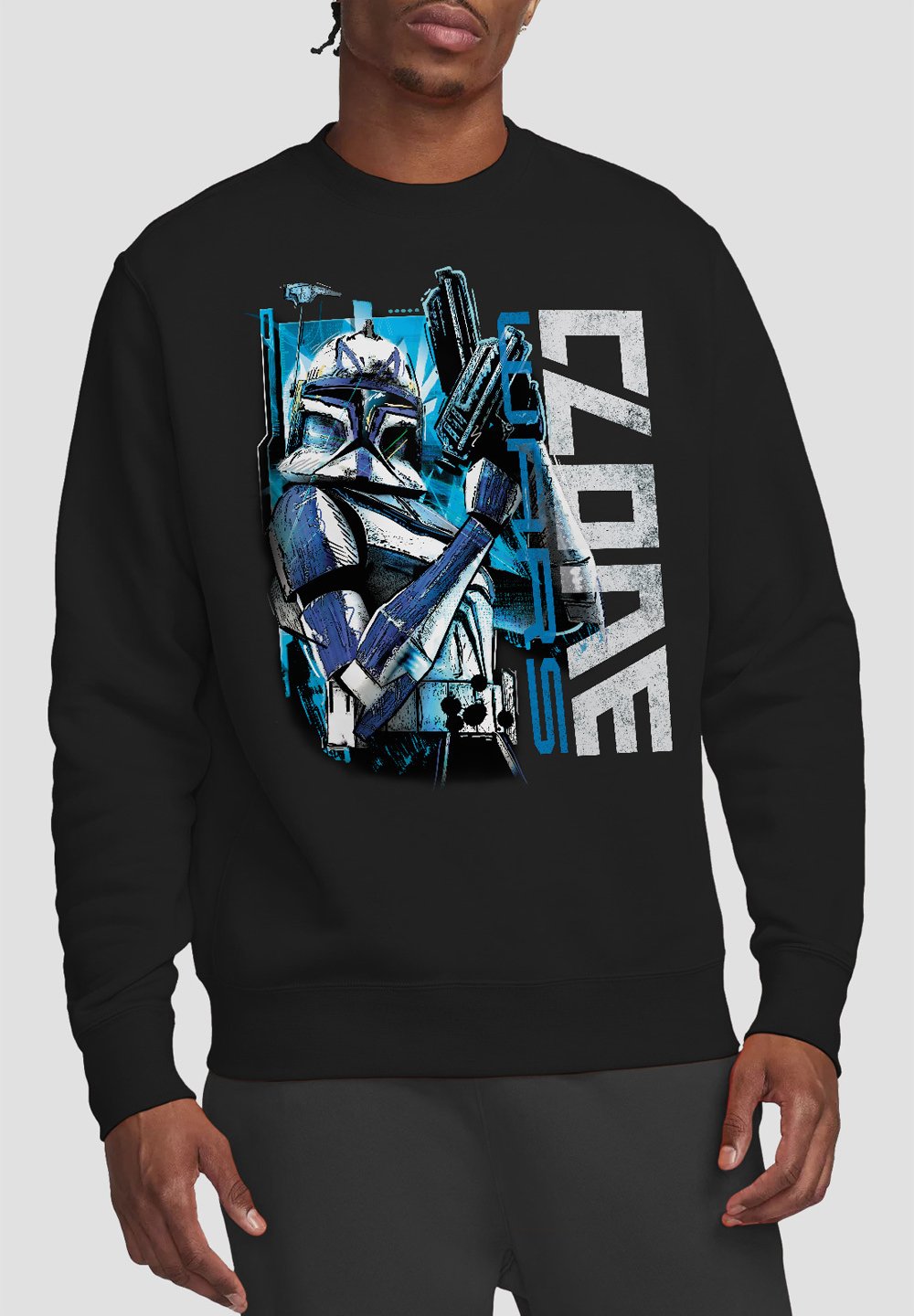 

Толстовка STAR WARS CLONE REX PRINT Star Wars, черный