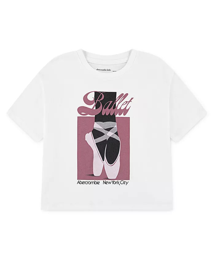 

Футболка с коротким рукавом для девочек abercrombie kids