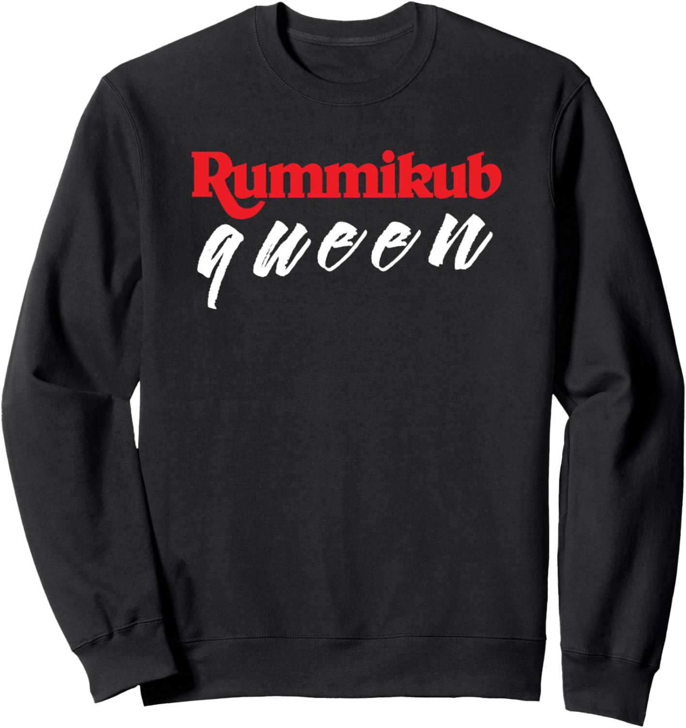 

Толстовка Rummikub Queen Player Fan, черная Eat My Shirtz