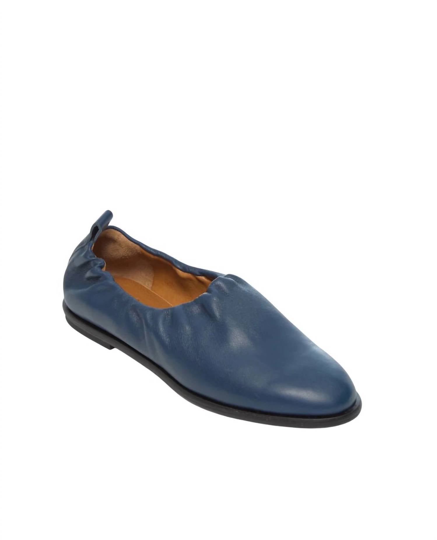 Женские классические балетки Yano Flat In Jeans Leather COCLICO