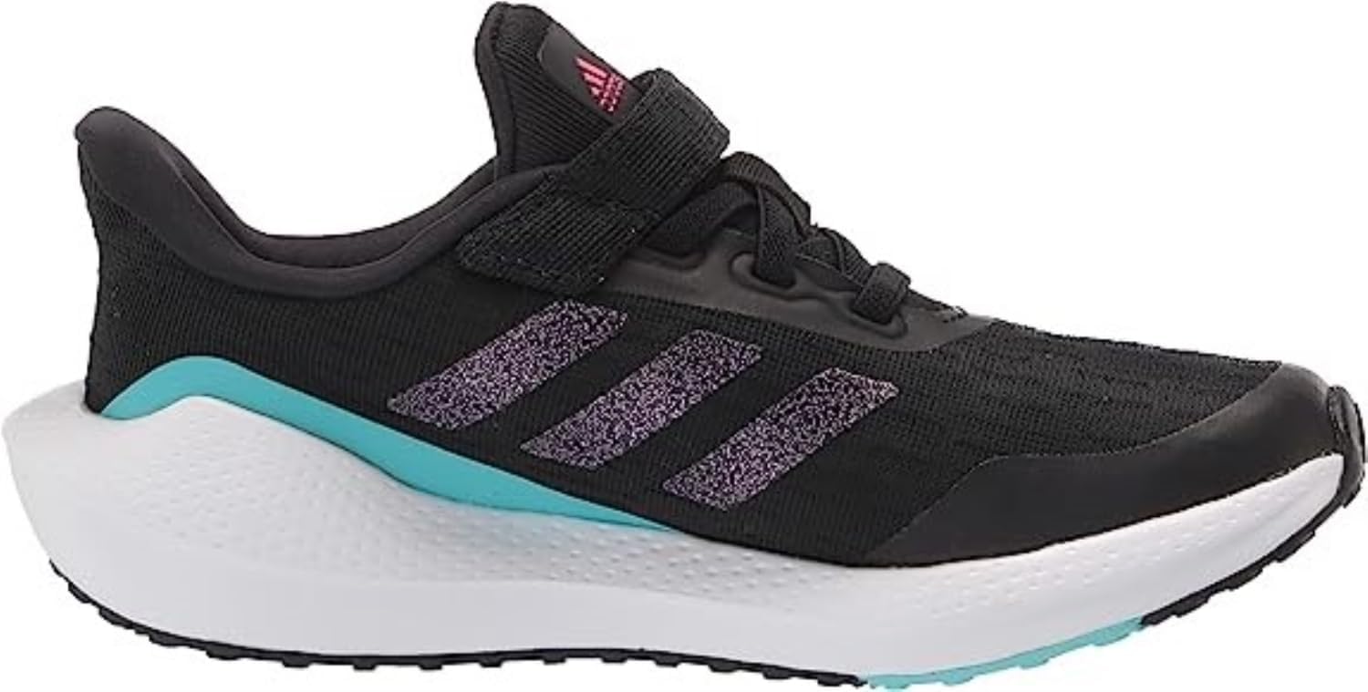 Кроссовки Adidas EQ21 T5 для детей и взрослых, черный/розовый — фото 4