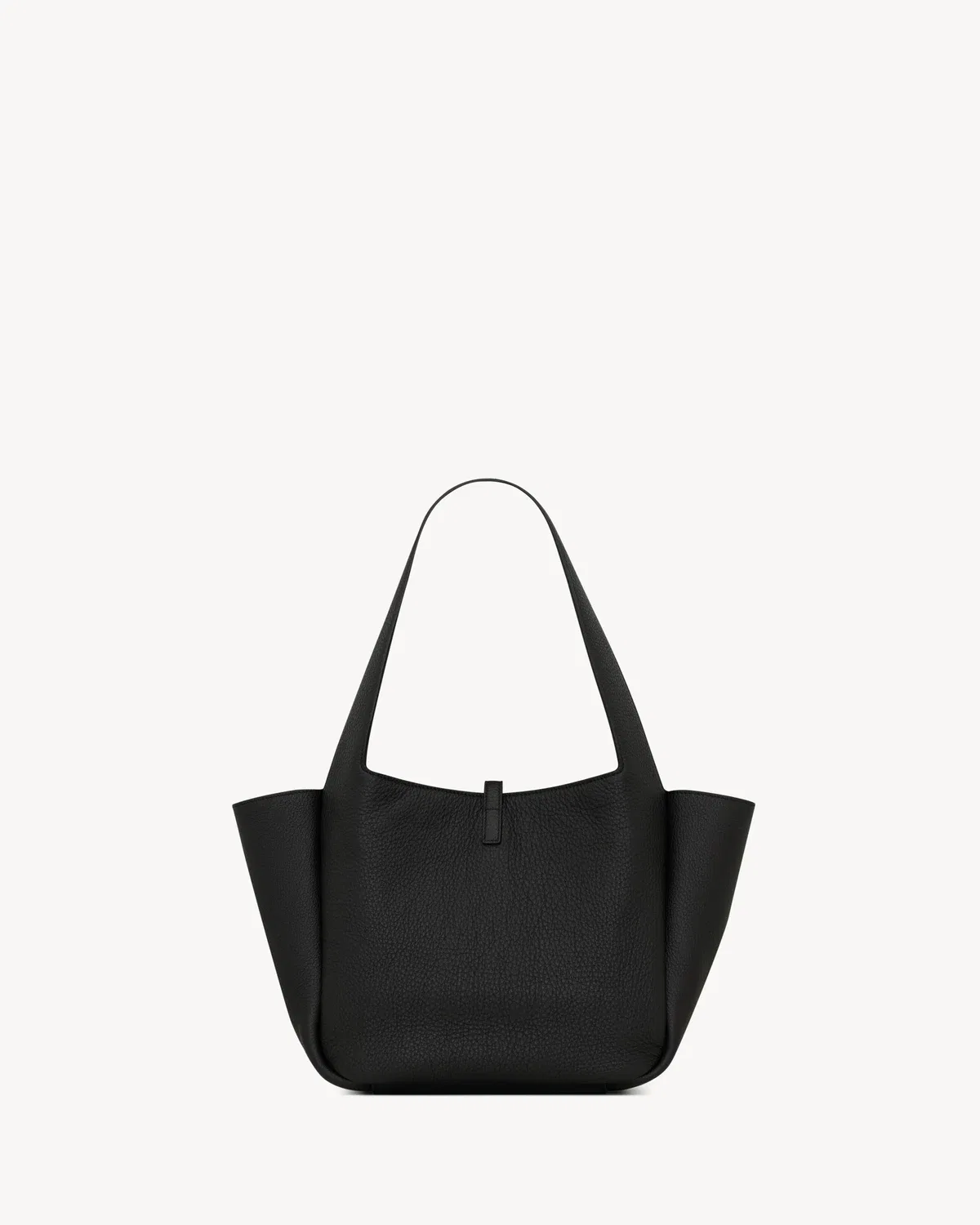 LE 5 À 7 SMALL BEA из зернистой кожи SAINT LAURENT, черный — фото 3