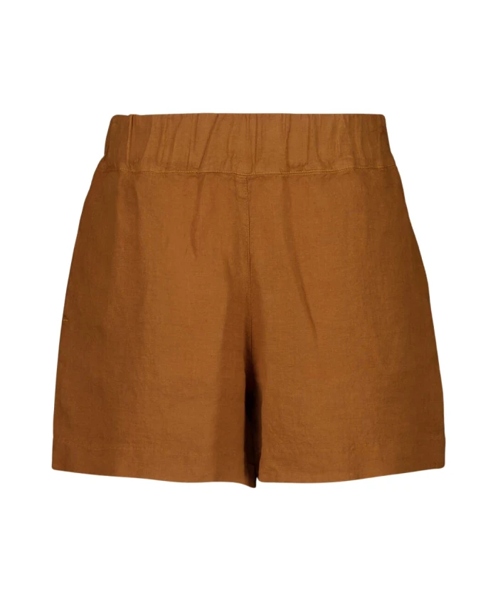 

Повседневные льняные шорты в карри 120% Lino, коричневый