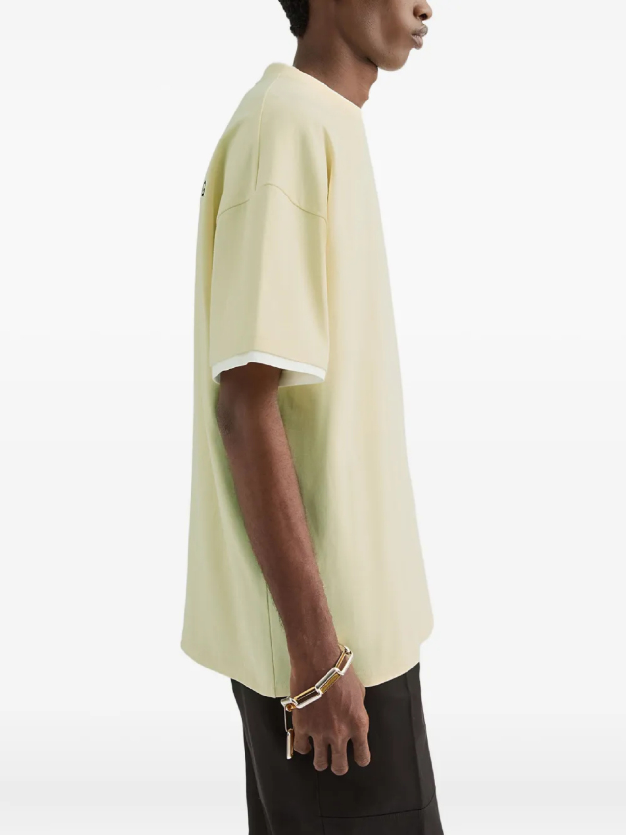 Jil Sander футболка с круглым вырезом, нейтральный — фото 3