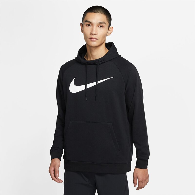 

Hooded sweatshirt m nk df hdie po swsh Nike, черный