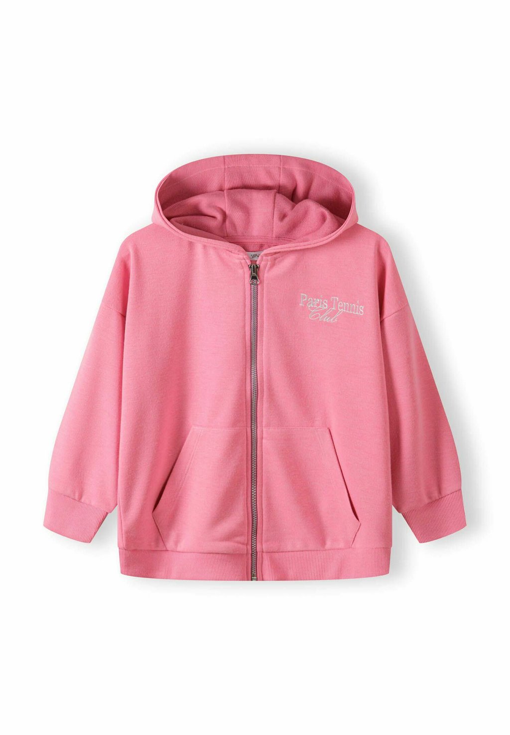 Толстовка на молнии FRONT POCKETS AND HOODIE MINOTI, фуксия — фото 2