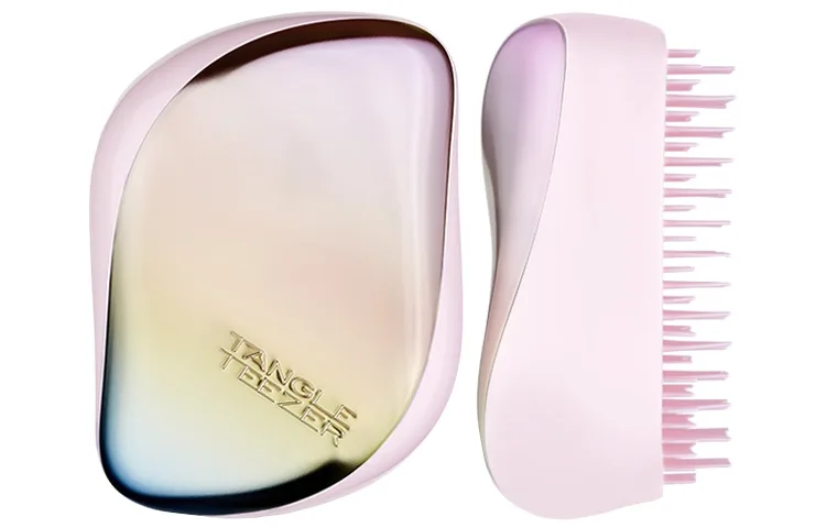 Портативная массажная расческа для укладки волос Tangle Teezer, светло-голубой — фото 2