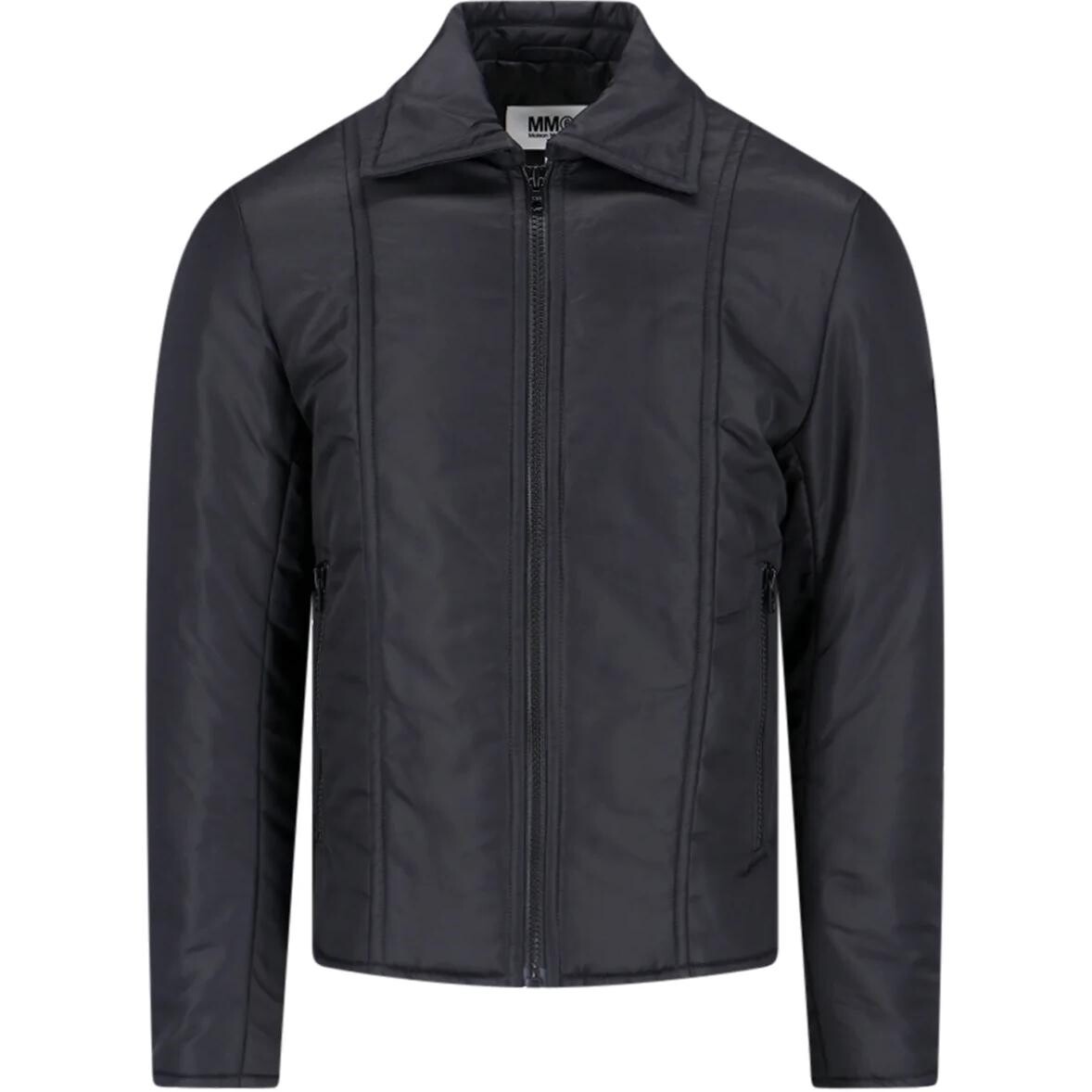

Стеганая куртка мужская черная Mm6 Maison Margiela, черный