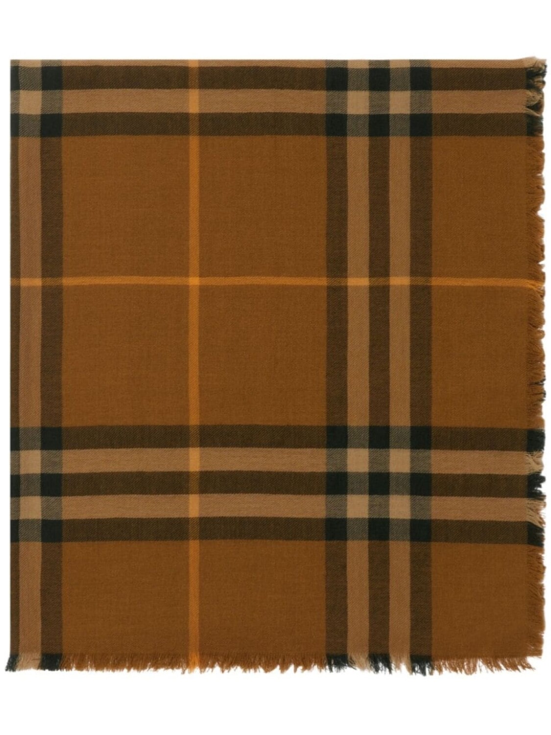 

Burberry шерстяной шарф в клетку, коричневый